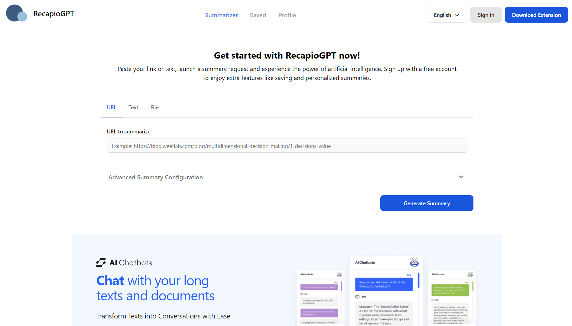 RecapioGPT