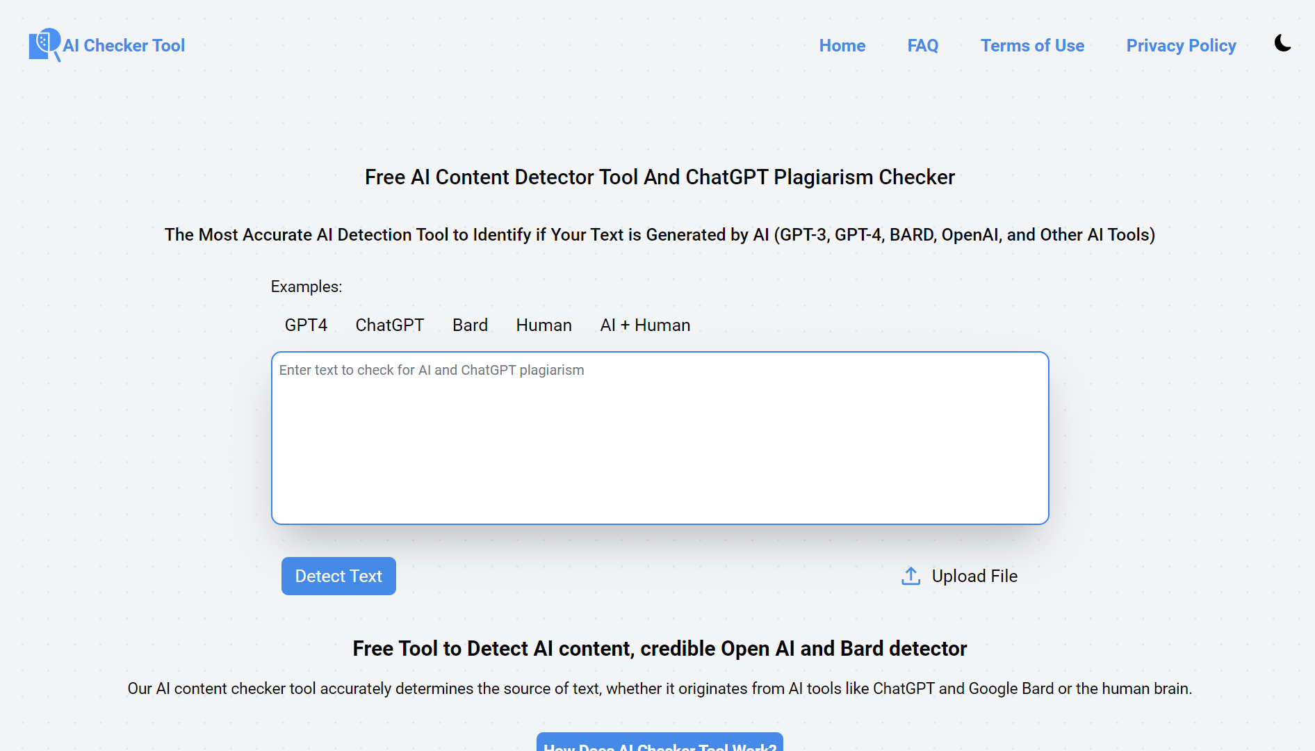AI Checker Tool