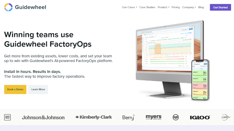 FactoryOps 初创公司 Guidewheel 获 3100 万美元融资,利用即插即用传感器让机器更加智能