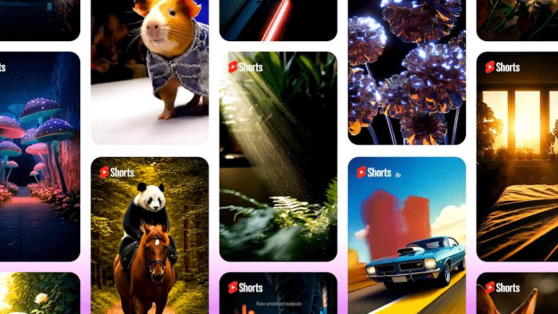 YouTube Shorts 将整合谷歌的 AI 视频模型 Veo