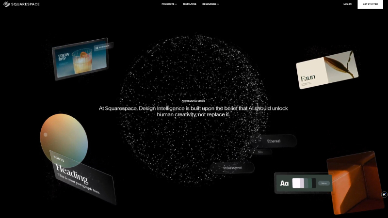 Squarespace 推出新型AI网站构建器Design Intelligence
