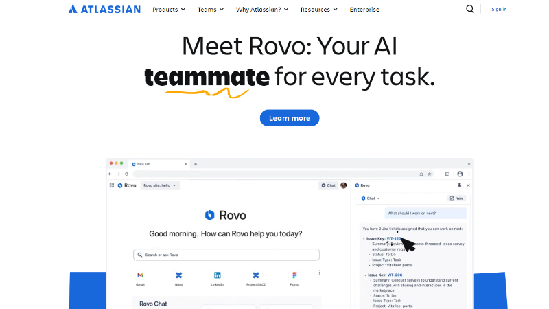 Atlassian 宣布推出 Rovo 生成式 AI 助手