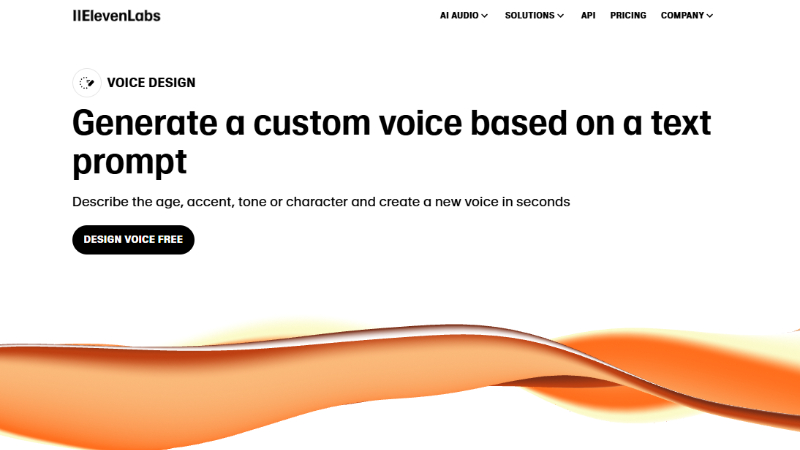 ElevenLabs 推出全新AI语音生成工具 Voice Design