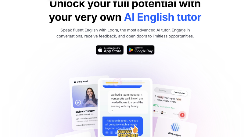Loora:专为提升用户的英语口语能力而设计
