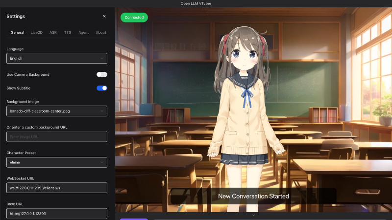 Open-LLM-VTuber:开源数字人 支持实时语音对话和视觉感知