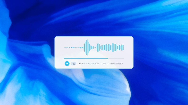 OpenAI发布新一代语音模型系列 支持语音情感控制