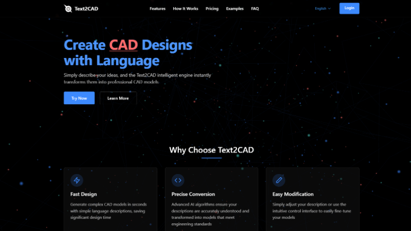 Text2CAD